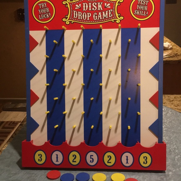Party Supplies Disk Drop Game Plinko Party Carnival Game Like New 2 X